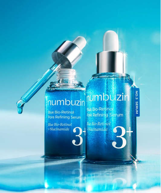 numbuzin No.3 Blue Bio-Retinol Pore Refining Serum 30ml