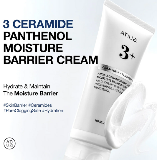 Anua 3 Ceramide Panthénol Crème Barrière Hydratante 100ml