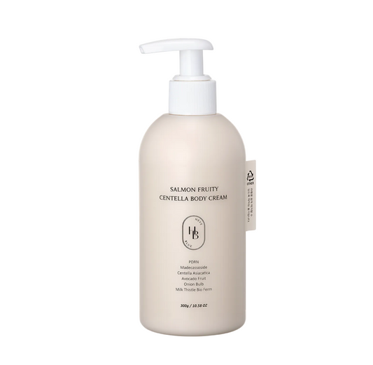 HEVEBLUE Salmon Fruity Centella Body Cream 300g