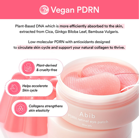 Abib PDRN Retinal Eye Patch Glow Jelly (60ea)