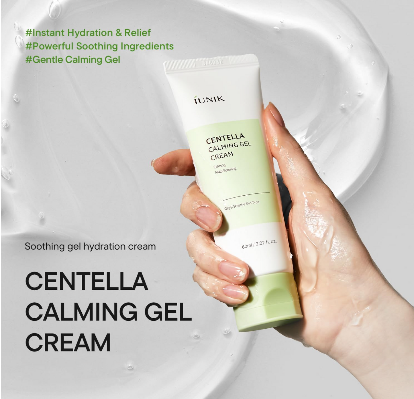 iUNIK Centella Calming Gel Cream 60ml