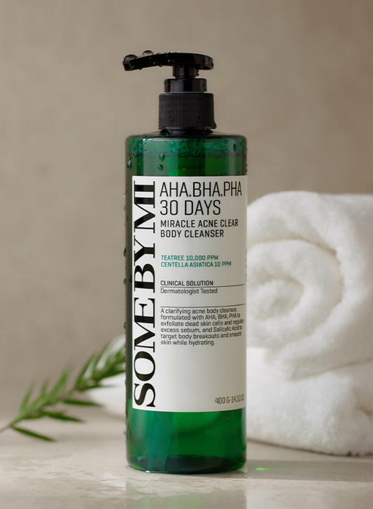 SOME BY MI AHA BHA PHA 30 Days Miracle Gel Douche Anti-Acné Corps (400g)