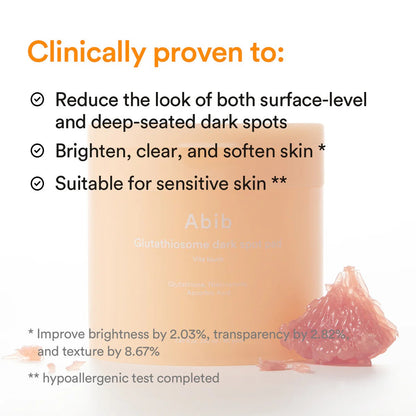 Abib Glutathiosome dark spot pad Vita touch Abib