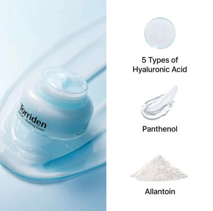 Crème Apaisante à l'Acide Hyaluronique à Faible Poids Moléculaire Torriden Dive-In 100ml