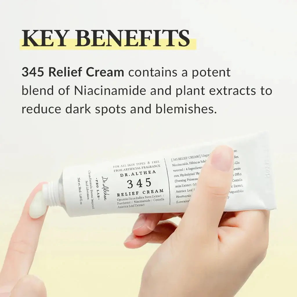 Dr. Althea 345 Relief Cream 50ml – Skin Care | Korean Skincare Canada - VGLE