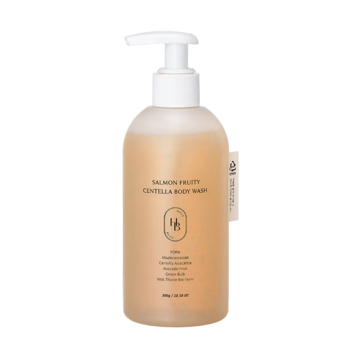 HEVEBLUE Salmon Fruity Centella Body Wash 300ml