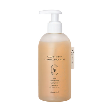 HEVEBLUE Salmon Fruity Centella Body Wash 300ml