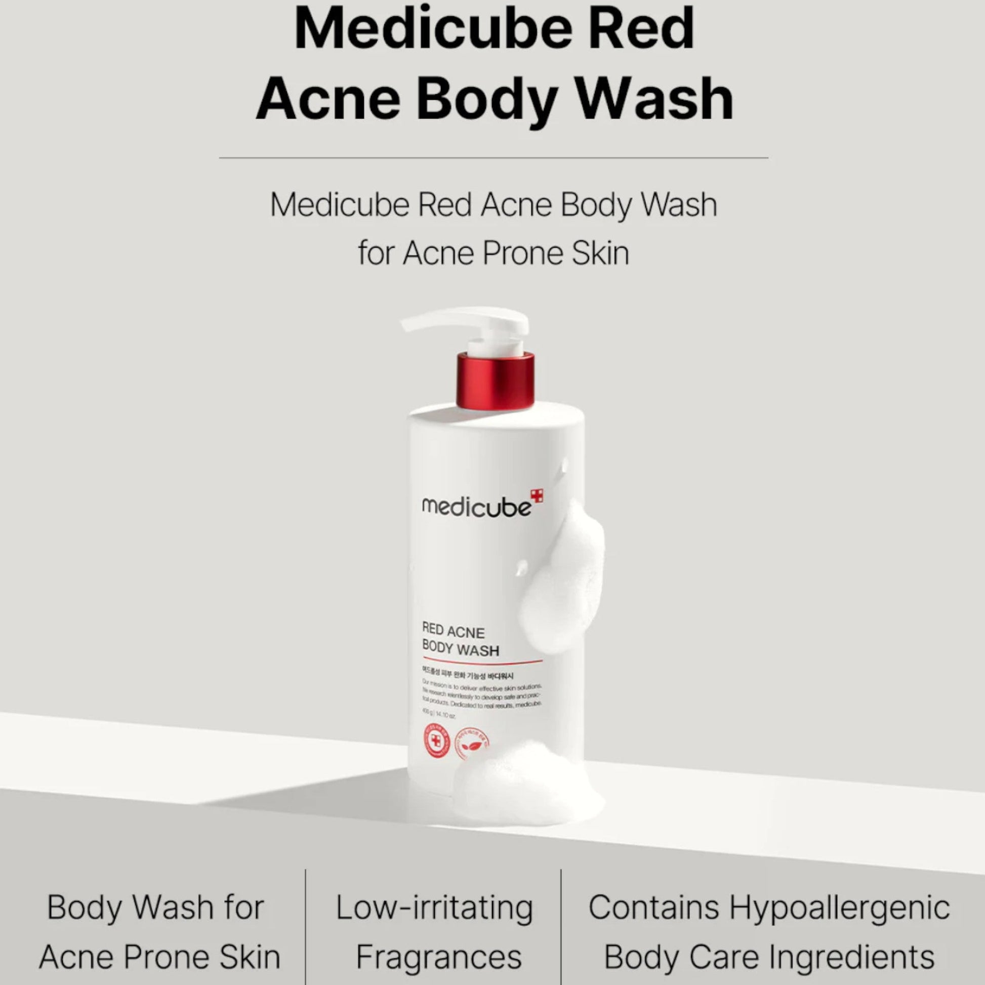 medicube Red Acne Body Wash 2.0 400g medicube
