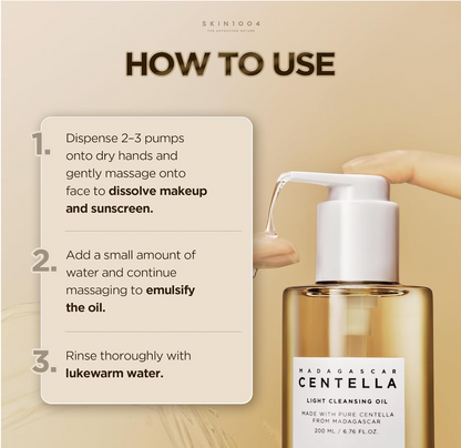 SKIN1004 Centella Light Cleansing Oil 200ml