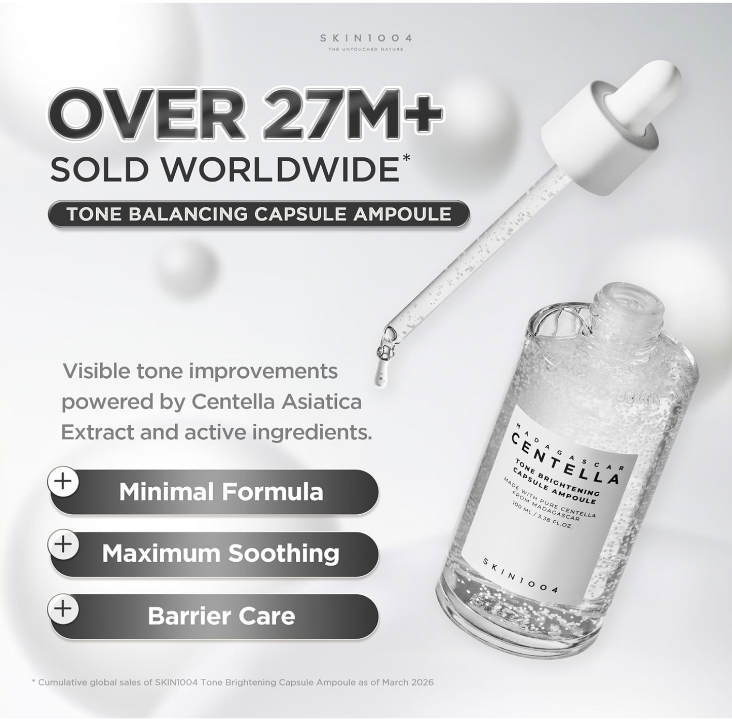 SKIN1004 Madagascar Centella Ampoule Éclaircissante en Capsules 100ml