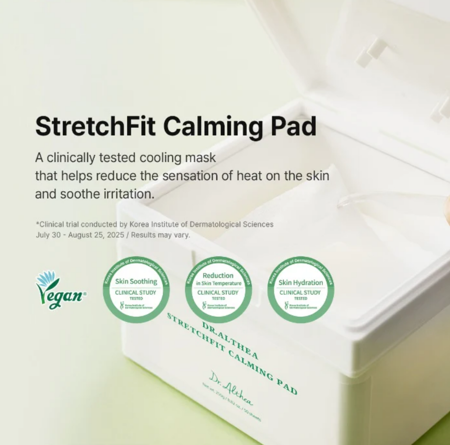 Dr. Althea Stretch Fit Calming Pad 50 sheets