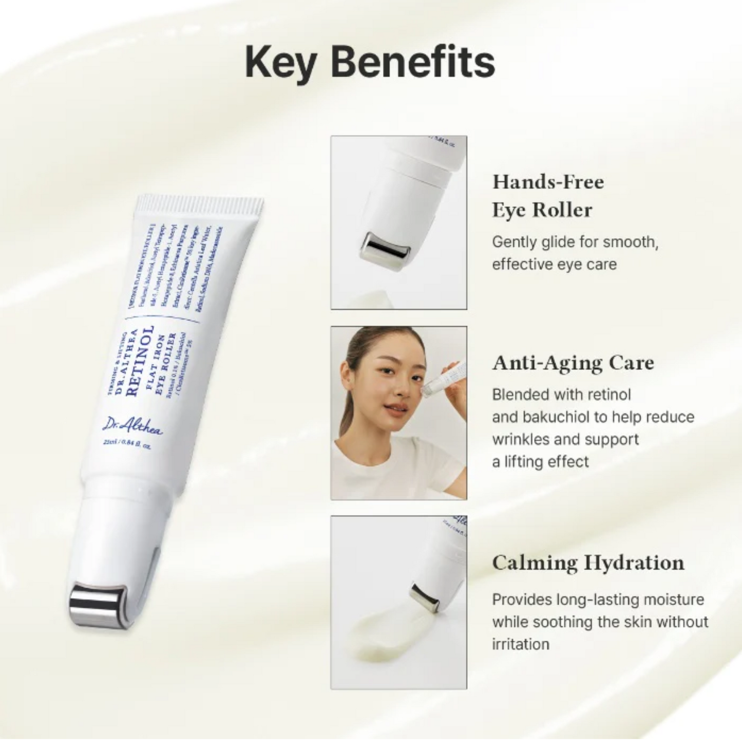 Dr. Althea Retinol Flat Iron Eye Roller 25ml