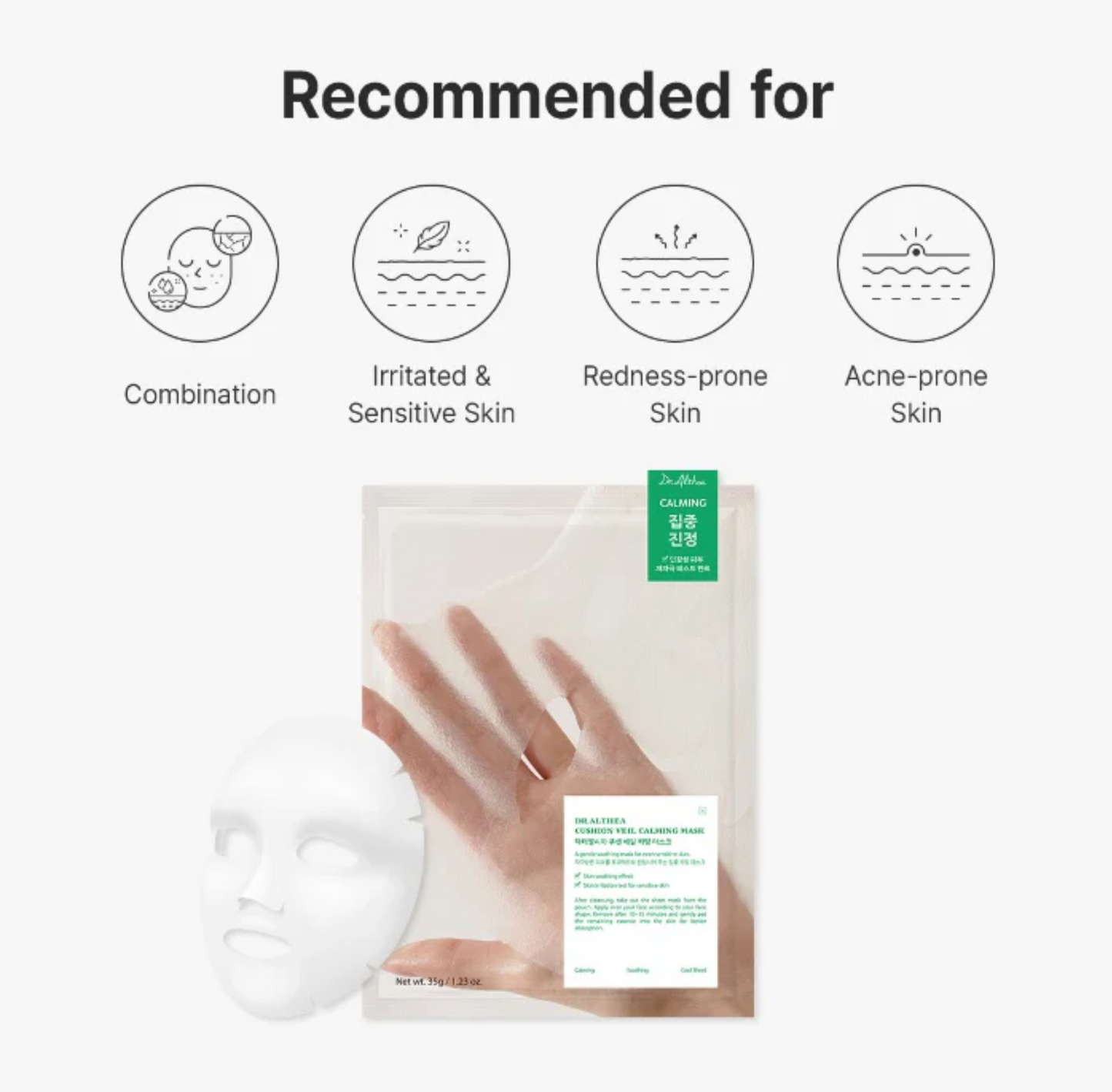 Dr.Althea Cushion Veil Calming Mask 4pcs