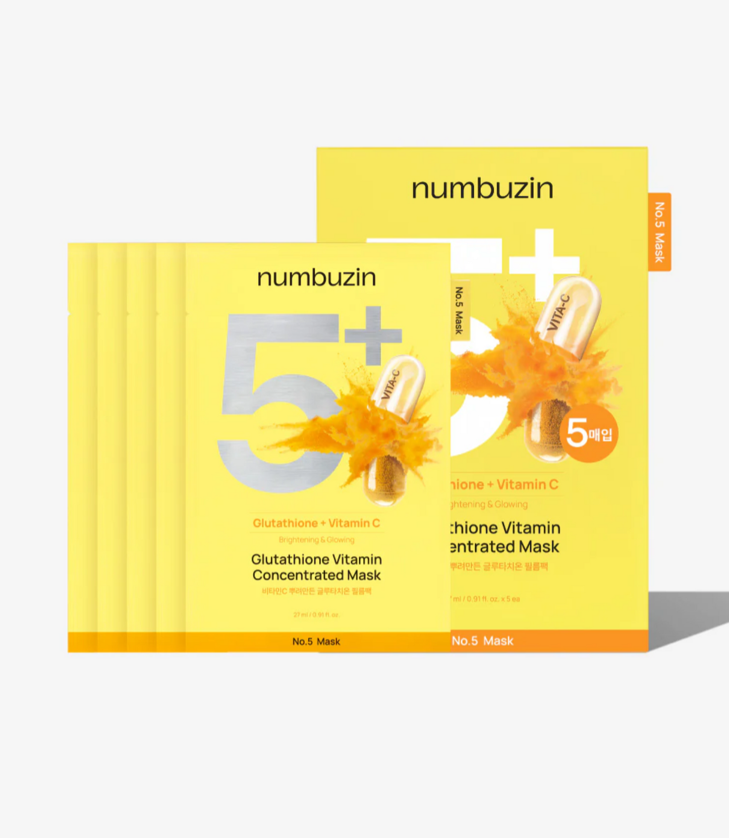 numbuzin No.5 Vitamin Spotlight Sheet Mask 4pcs