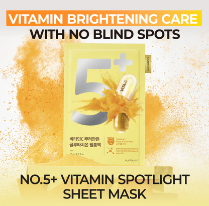 numbuzin No.5 Vitamin Spotlight Sheet Mask 4pcs