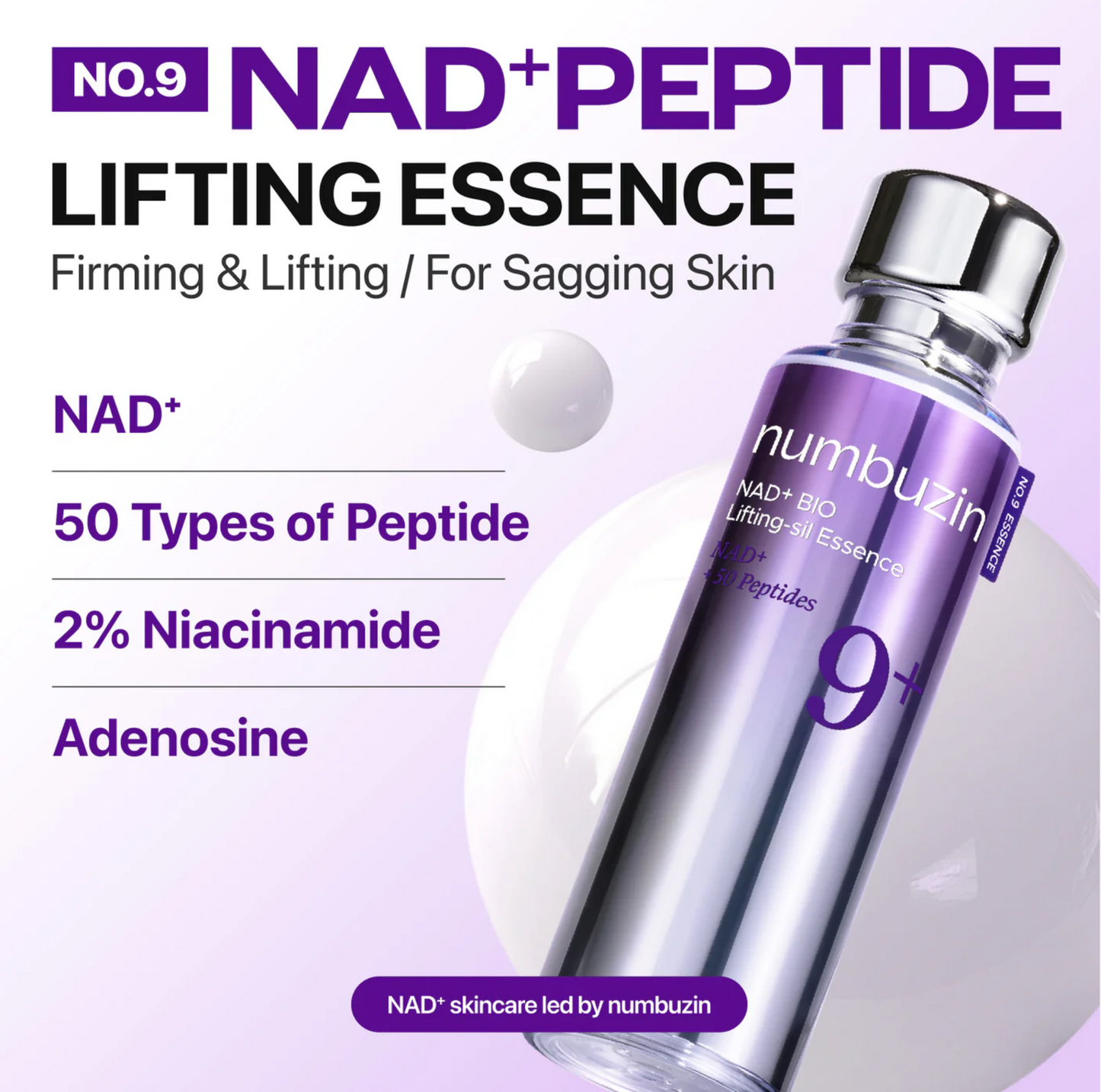 numbuzin No.9 NAD+ Bio Lifting-sil Essence 50ml