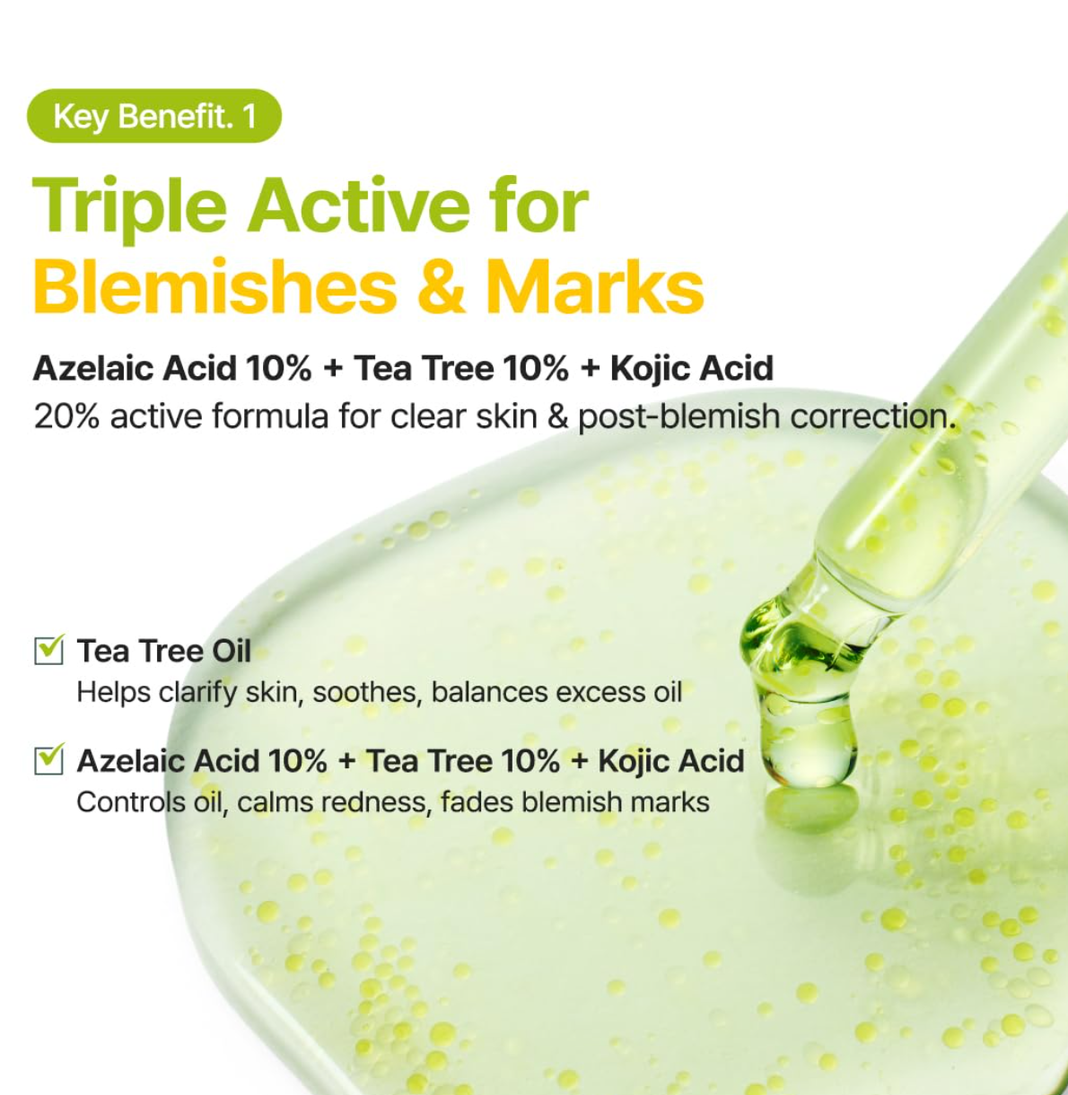 Purito Azelaic Acid 10 Kojic Tea Tree Sérum 30ml
