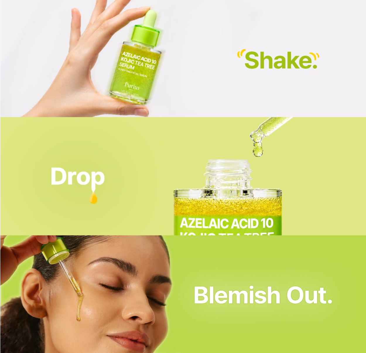 Purito Azelaic Acid 10 Kojic Tea Tree Sérum 30ml
