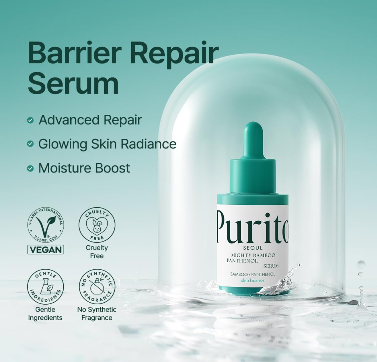 Purito Mighty Bamboo Panthénol Sérum 30ml