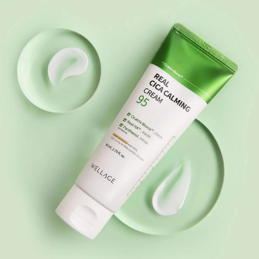 WELLAGE Real Cica Calming 95 Cream 80ml
