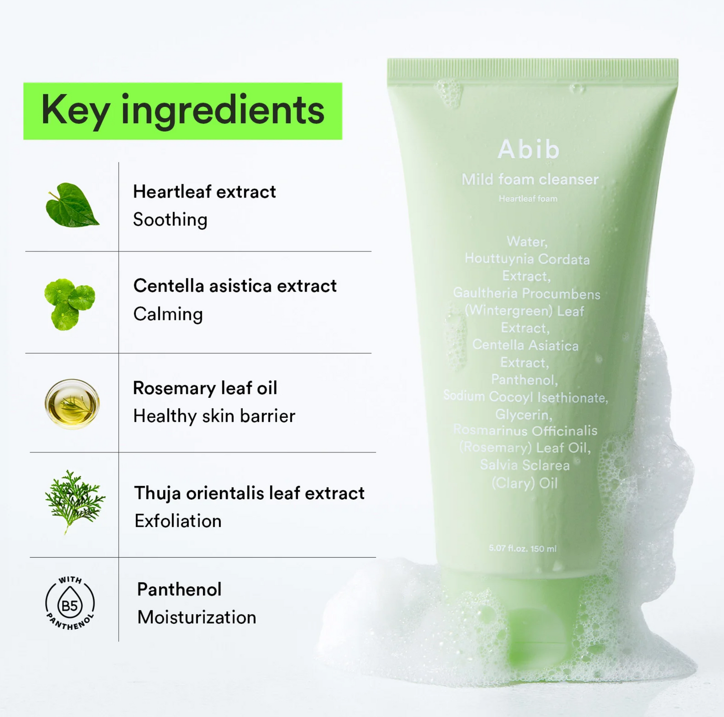 Abib Foam Cleanser Heartleaf Foam 150ml