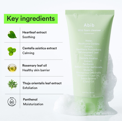 Abib Foam Cleanser Heartleaf Foam 150ml