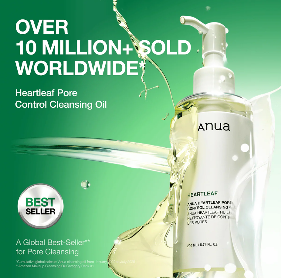 Huile Nettoyante Contrôle des Pores Anua Heartleaf 200ml