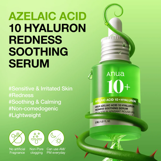 Anua Azelaic Acid 10 Hyaluron Redness Soothing Serum 30ml