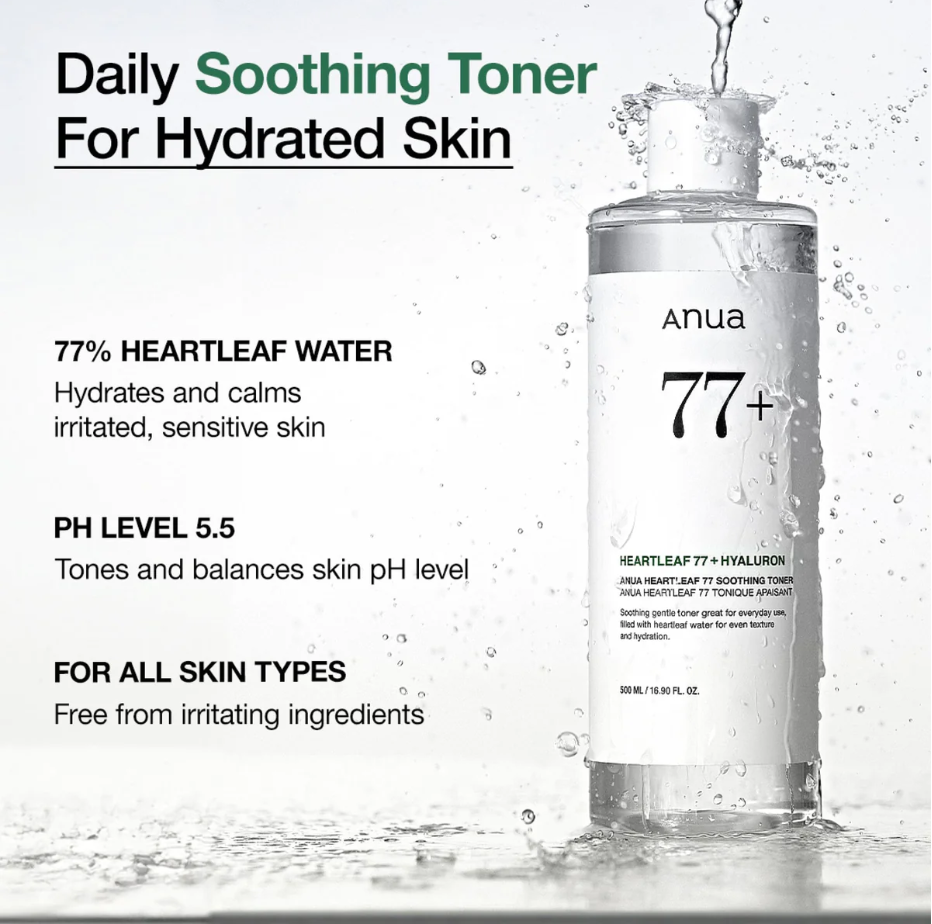 Anua Heartleaf 77 Toner Apaisant 250ml
