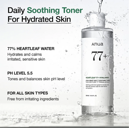 Anua Heartleaf 77 Toner Apaisant 250ml