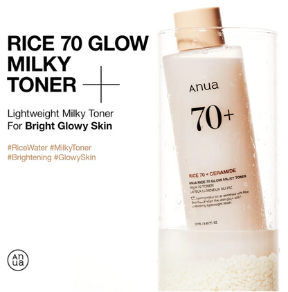 Tonique laiteux éclat Anua Rice 70 250 ml