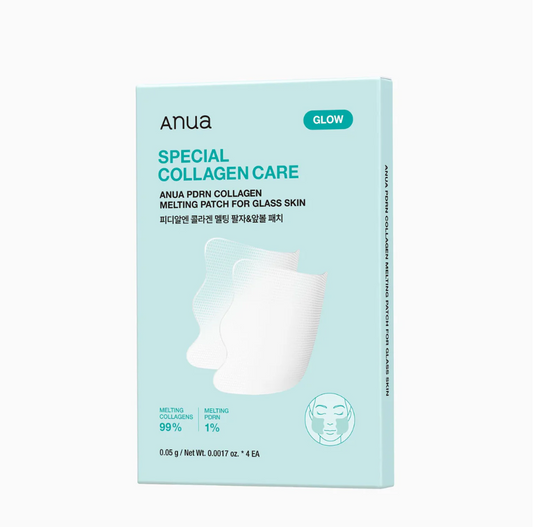 Anua Patch Fondant au Collagène et PDRN pour une Peau de Verre 4 unités