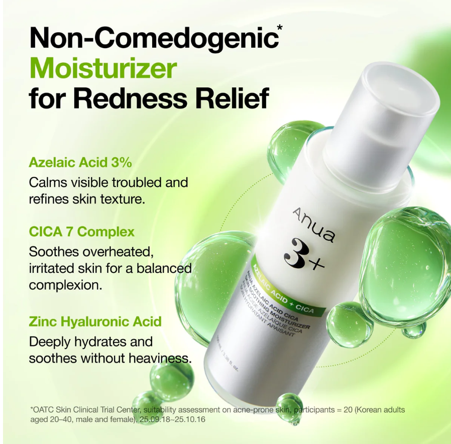Anua Azelaic Acid CICA Skin Soothing Moisturizer 100ml