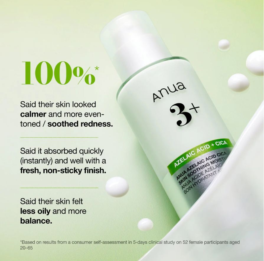 Anua Azelaic Acid CICA Skin Soothing Moisturizer 100ml