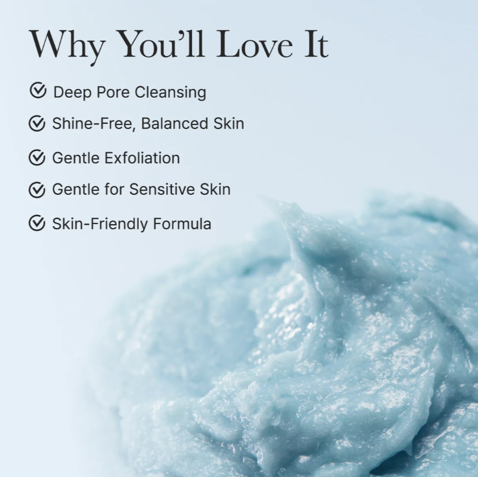 Arencia Fresh Blue Hyssop Rice Mochi Cleanser 120g