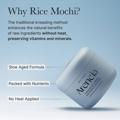 Arencia Fresh Blue Hyssop Rice Mochi Cleanser 120g