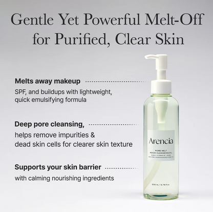 ARENCIA Huile Nettoyante Mochi Pore Melt 200 ml