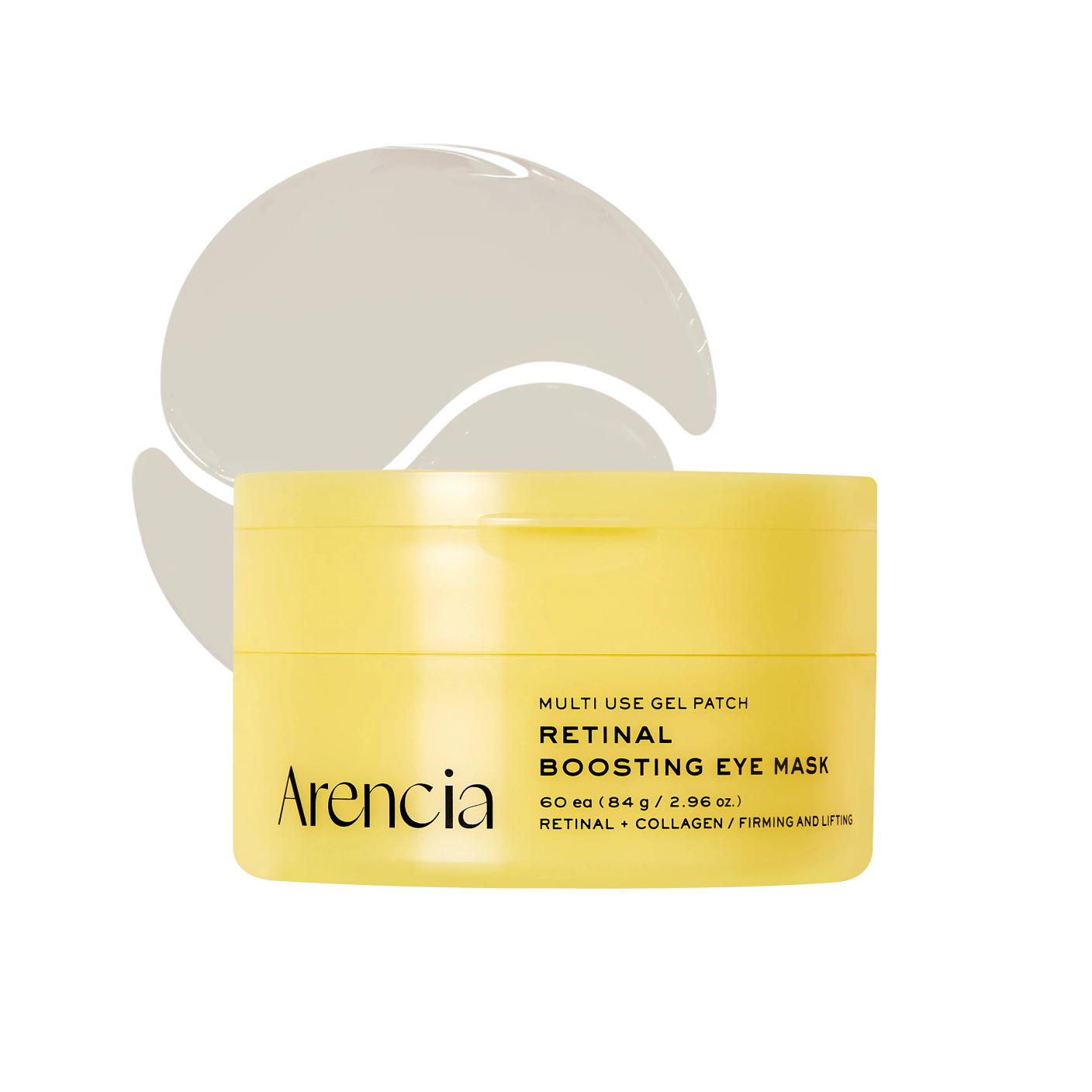 Masque contour des yeux stimulant le rétinol ARENCIA 60 pièces