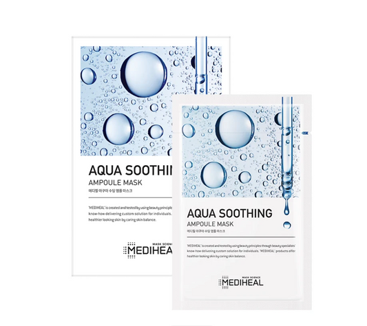Mediheal Aqua Soothing Ampoule Mask 25ml / 10PCS