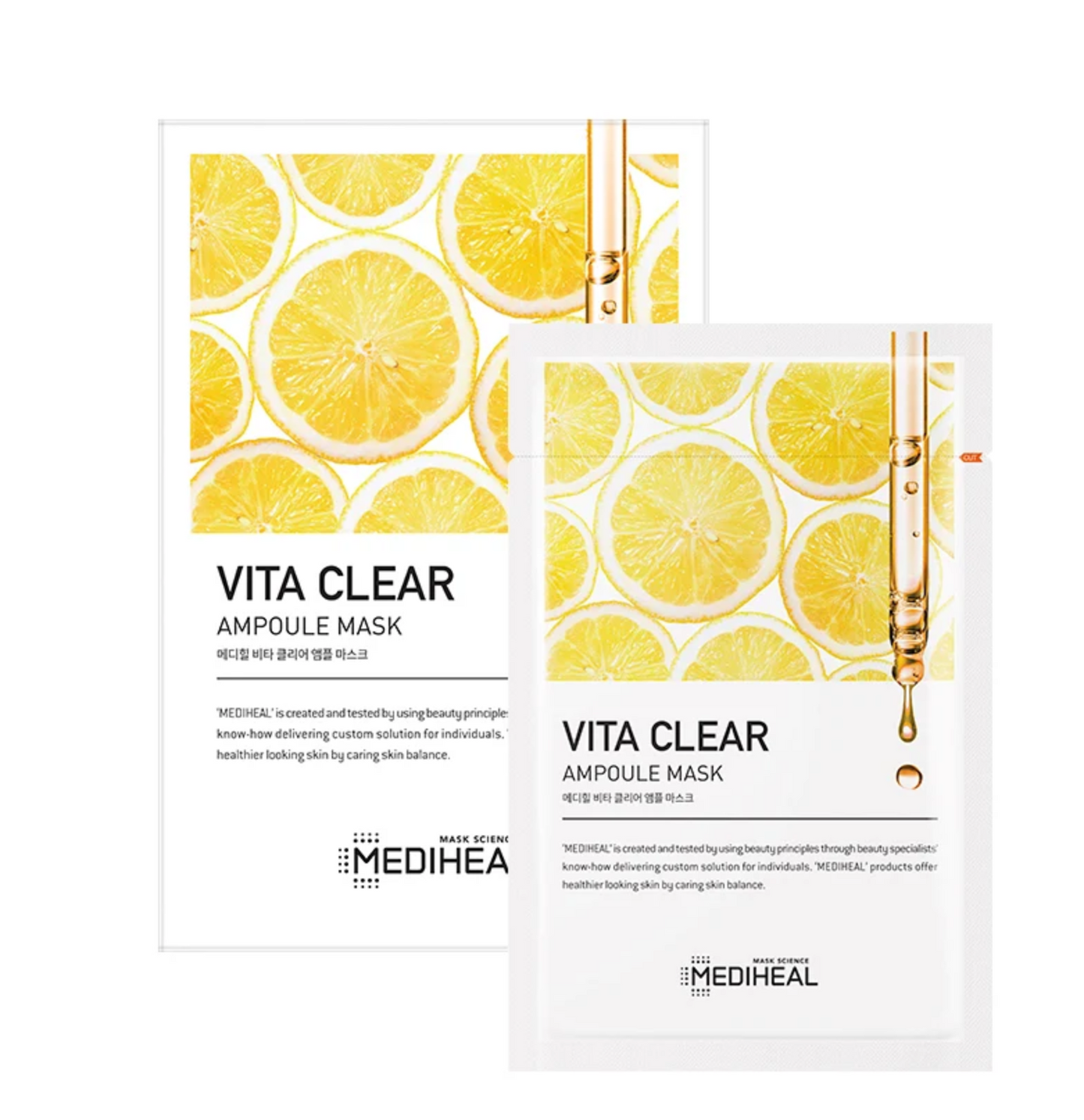 MEDIHEAL Vita Clearing Ampoule Mask 25ml 10PCS