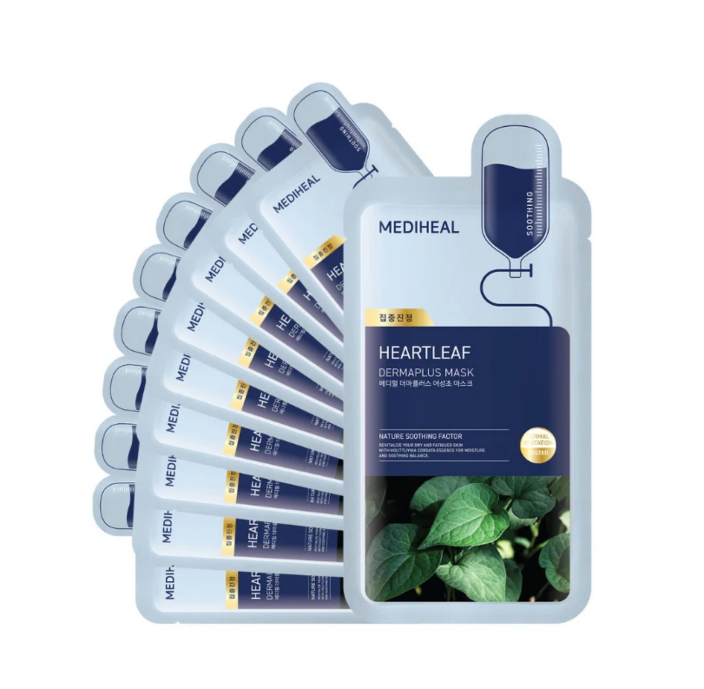Mediheal Dermaplus Heartleaf Mask 22ml 10PCS