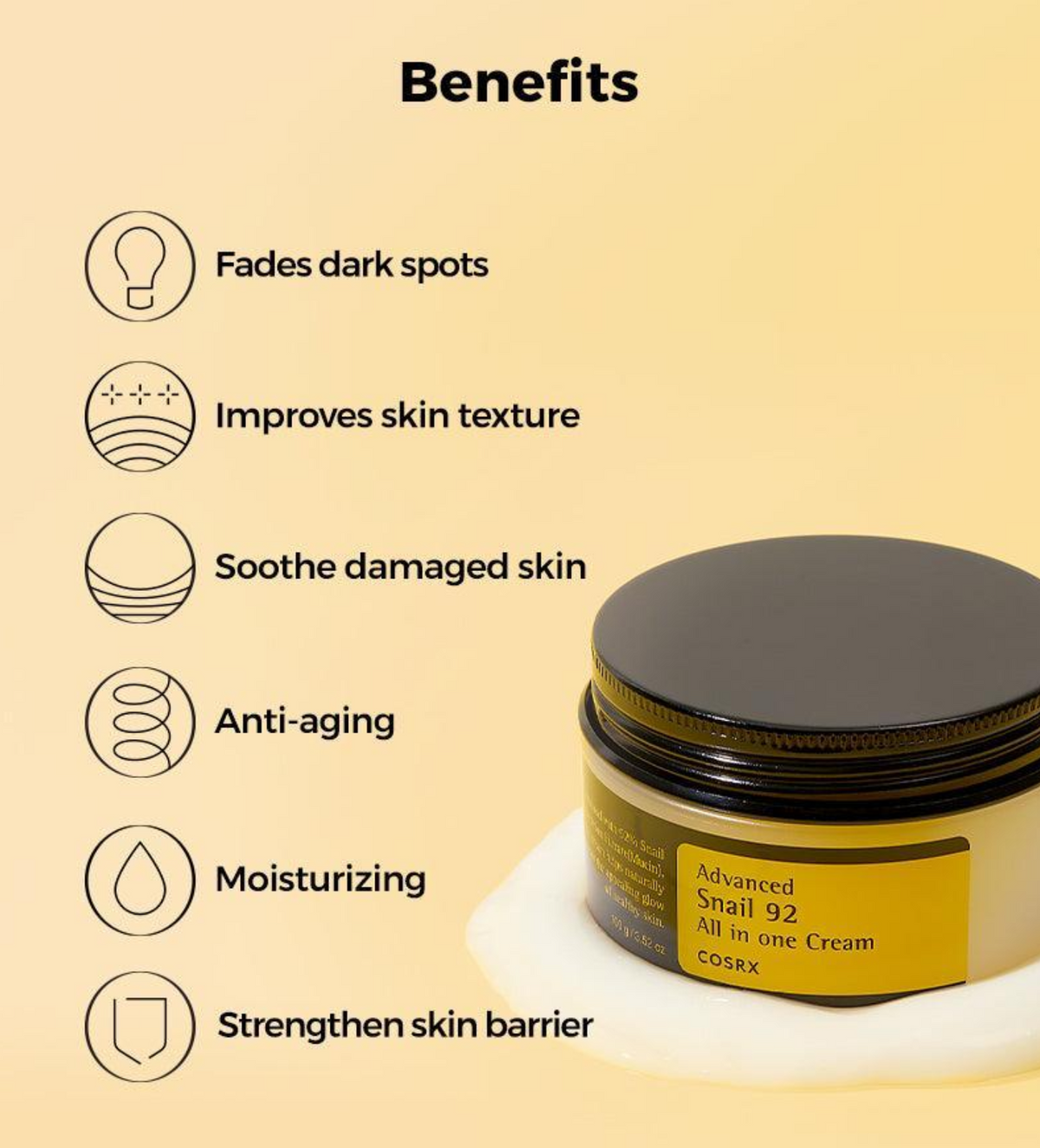 COSRX Advanced Snail 92 All In One Cream 100g
