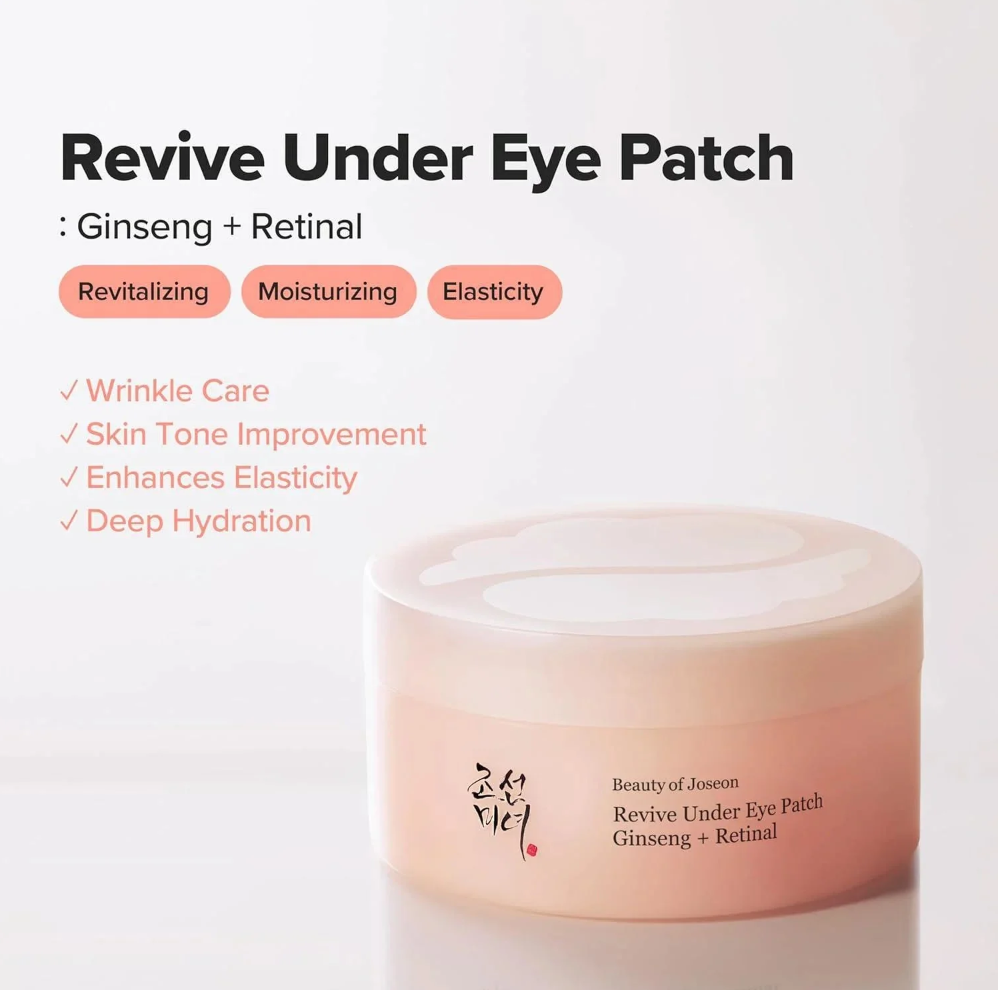 Beauty of Joseon Revive Under Eye Patch: Ginseng + Retinal 60pcs