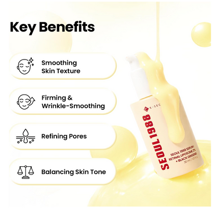 K-SECRET SEOUL 1988 Serum: Retinal Liposome 2% + Black Ginseng 30ml