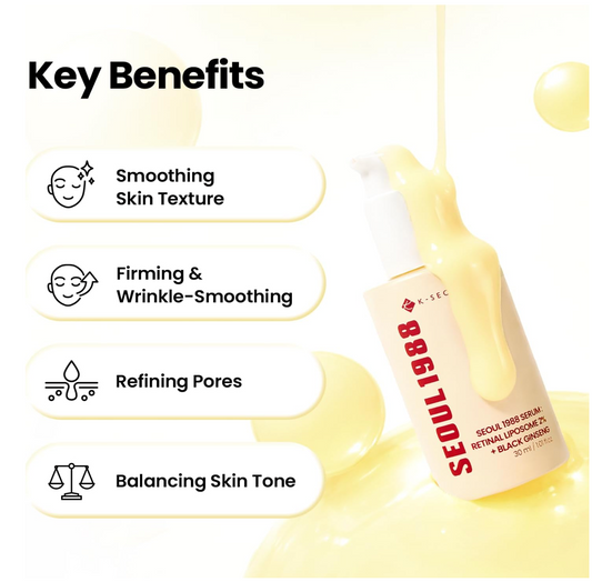 K-SECRET SEOUL 1988 Serum: Retinal Liposome 2% + Black Ginseng 30ml