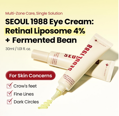 K-SECRET SEOUL 1988 Eye Cream: Retinal Liposome 4% + Fermented Bean 30ml