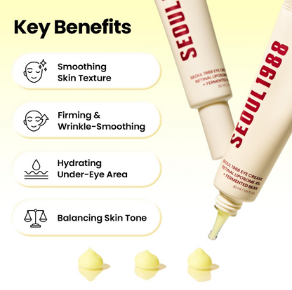 K-SECRET SEOUL 1988 Eye Cream: Retinal Liposome 4% + Fermented Bean 30ml
