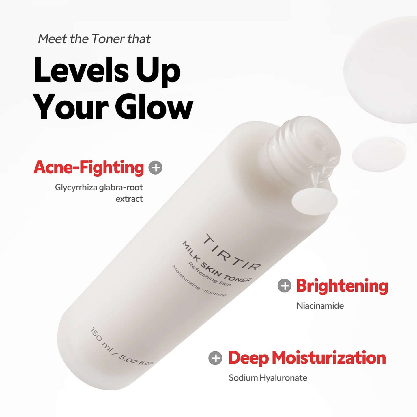 TIRTIR Milk Skin Toner Jumbo 150ml