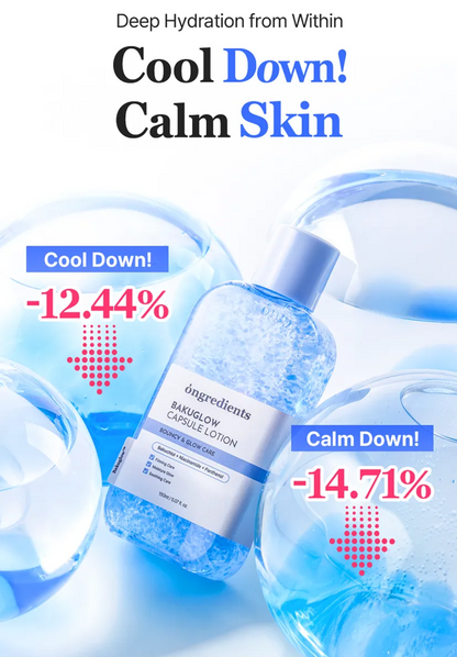 ONGREDIENTS Bakuglow Capsule Lotion 150ml