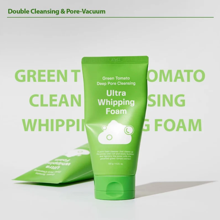 Sungboon Editor Green Tomato Deep Pore Cleansing Ultra Whipping Foam